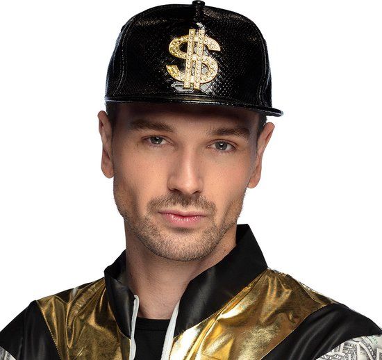 Boland - Pet Money maker zwart - Unisex - 90's - Carnaval