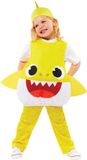 Amscan Baby Shark Kostuum Peuter Geel - 3-4 Jaar