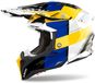 Airoh Aviator 3 Monarch Blauw Wit Geel Crosshelm - Helm