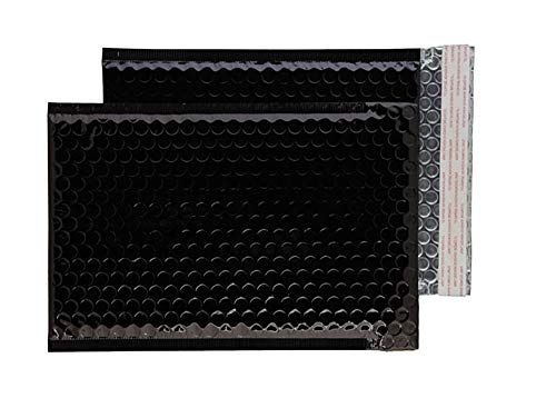 Blake Padded Bubble Envelopes Peel & Seal - 100 Pieces - C5+ 250 x 180 mm - Oil Black