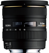 Sigma 10-20mm F4-5.6 EX DC HSM Lens - Olympus FT Mount - Black