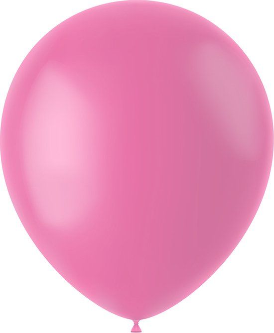 Folat - ballonnen Rosey Pink Mat 33 cm - 100 stuks