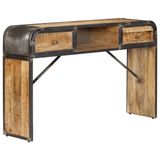 vidaXL Dressoir - 120x30x75 cm - Massief mangohout - Bruin