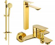 Mexen Alexa DQ40 set de bain, or