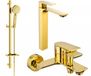 Mexen Alexa DQ40 set de bain, or