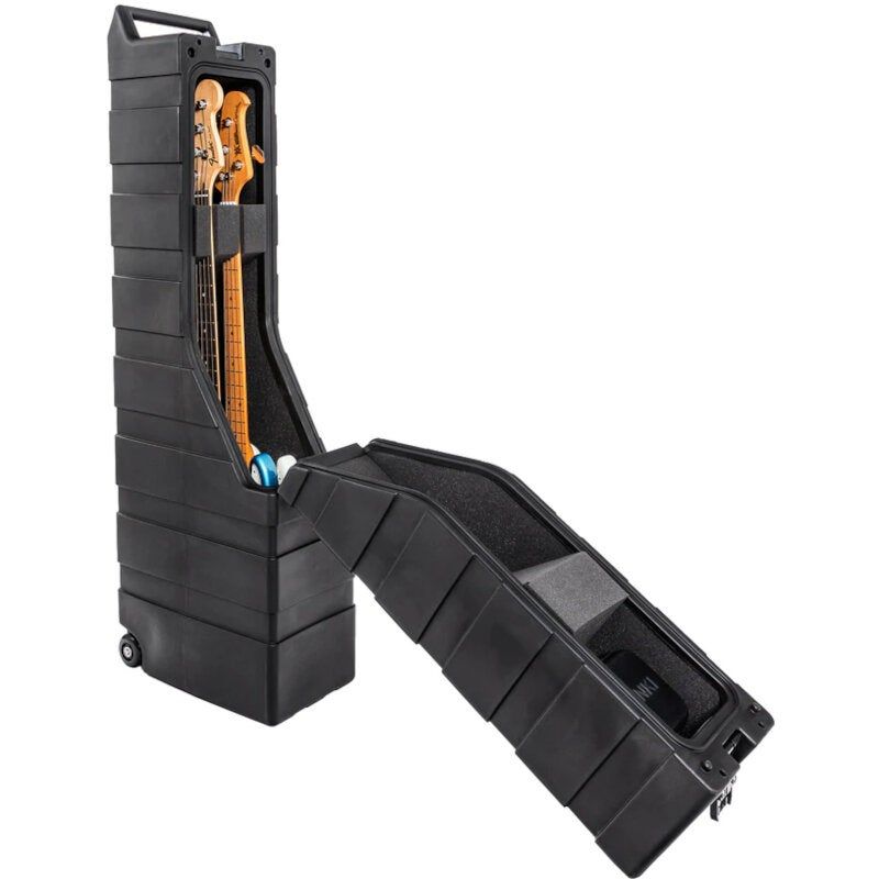 ENKI AMG-2 Electric Bass Guitar Case for Two Electric Bass Guitars
