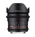 Samyang 16mm T2.6 VDSLR ED AS UMC Sony E-Mount Lens - Black