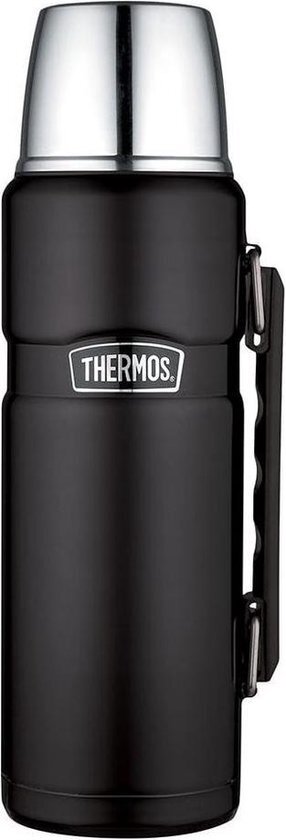 Thermos King fles - 1 2 l - mat zwart