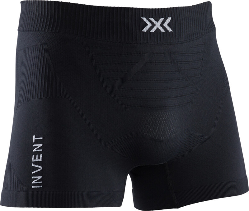 X-BIONIC Invent LT Boxershorts Heren, black melange XXL 2020 Base Layer korte onderbroeken