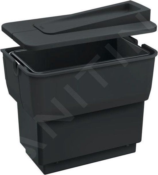 Blanco Select Singolo Inbouw Prullenbak - 14 l - Grijs