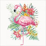 Ambi Servetten/ Napkin 33 Tropical flamingo FSC Mix