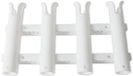 Seanox Porte-canne en PVC fixe pour 4 cannes Blanc 45 mm