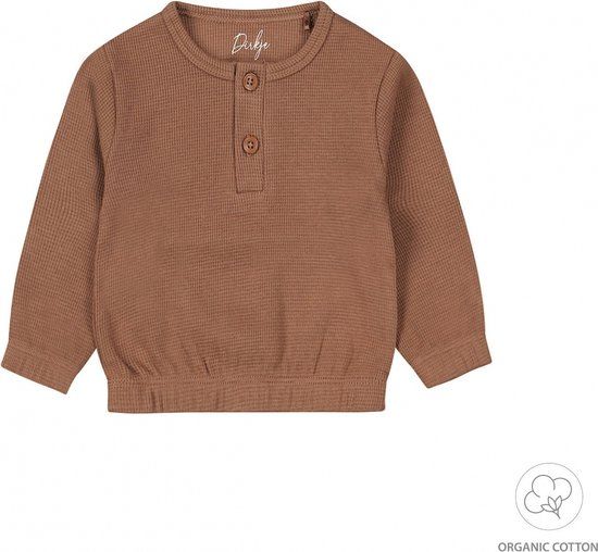 Dirkje unisex trui organic cotton Brown - NOOS UNI 2024