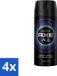 Axe Vaporisateur corporel - Édition limitée - A.I. - 150 ml - 4 pièces