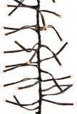 Merkloos Lumineo Kerstverlichting Cluster Twinkle 768 LED Klassiek Warm Wit - 7 m Zwart