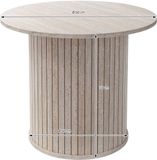 ML design Salontafel rond Ø60 x 50 cm, beige, stone look