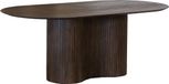 Giga Meubel Eettafel Ava - Ovaal - Mangohout - 240cm