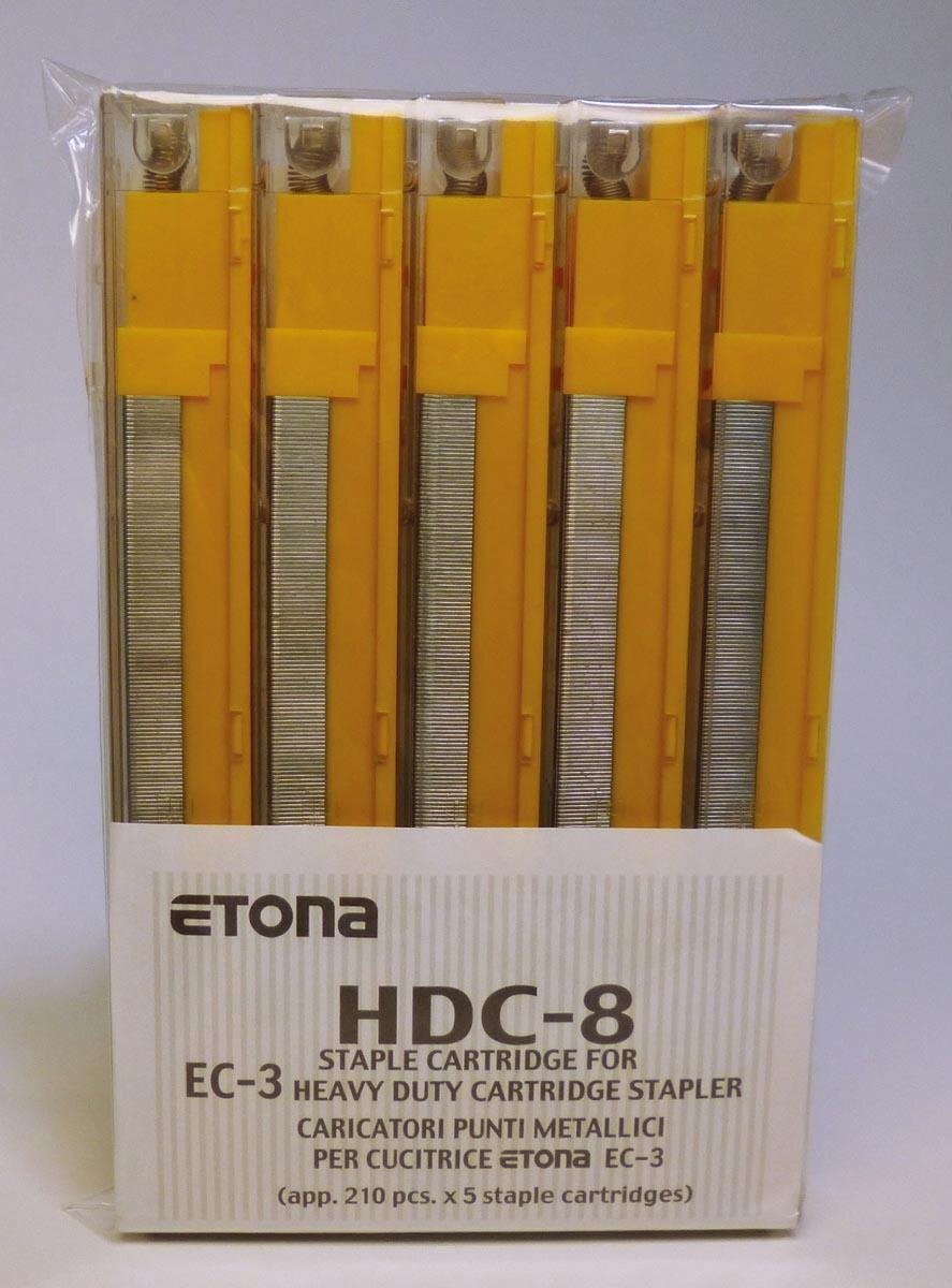 Etona nietjescassette voor EC-3, capaciteit 26 - 40 blad, pak van 5 stuks