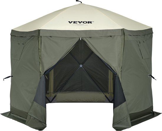 Vevor Legergroen Paviljoen Partytent Pop-Up Tent 305x305x229cm