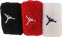 Jordan Terry Hair Ties, Unisex, Veelkleurig, Set van 3