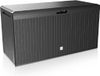 Casaria Opbergbox - Deksel Wielen 290L 117x47x60cm - Antraciet