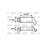 Valeo Intercooler, refroidisseur d'air d'admission 817638