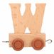 T & F creations Houten letter trein W
