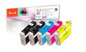 Peach PI200-219 Inktcartridge Zwart, Cyaan, Magenta, Geel (Multi-pack)