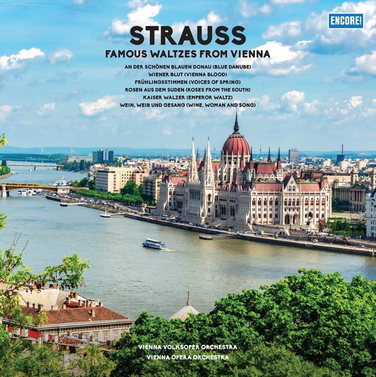 Coast2Coast Vienna Volkoper Orchestra & Vienna Opera Orchestra - Strauss: Famous Waltzes From (LP) - Muziek