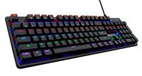 THE G-LAB Keyz Carbon V3 - Mechanisch gaming toetsenbord met BLAUWE schakelaar