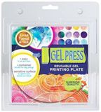 Gel Press Printing Plaat Rond 15cm - Monoprinten Kaarten & Scrapbook