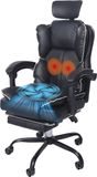 Gotagee Ergonomische Gaming-Stoel – Met Ventilator, Luchtkoeler & Koeling, Geventileerde Zitting, Ligfunctie, Massage, Verstelbare Directiestoel, Zwart