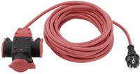 Sygonix SY-5806890 Stroom Verlengkabel 16 A Rood 10.00 m H07RN-F 3G 1,5 mm² Weerbestendig