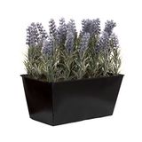 GreenBrokers Kunstlavendel, Tin, Zwart 30, 30 cm