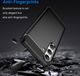 Techsuit Carbon Silicone Back Cover hoesje voor Samsung Galaxy S24 - Zwart