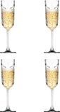 Pasabahce Timeless Champagneglazen - 175 ml - 4 Stuks - Transparant