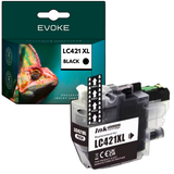 Evoke Compatible Ink for Brother LC-421XL Black 16ml 500 Pages DCP-J1050DW DCP-J1140DW MFC-J1010DW