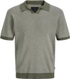 JACK&JONES JPRBLAHUDSON KNIT SPLIT NECK SS Heren Polo Smokey Olive Maat S