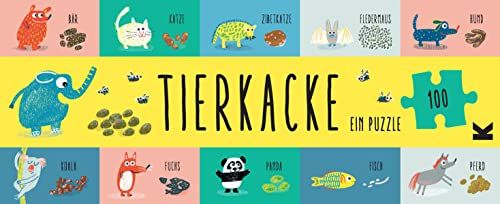 Laurence King Verlag Tierkacke Puzzle 100 Teile