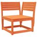 vidaXL Tuinhoekbank 73x73x78 cm massief grenenhout wasbruin