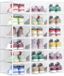 SONGMICS Boîtes à chaussures - Set de 18 - Plastique - Empilable - Transparent et Blanc