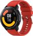 By Qubix - Siliconen sportband - Rood - Geschikt voor Xiaomi Mi Watch / Xiaomi Watch 2 / Xiaomi Watch S1 / S2 / S3 / S4 (47mm)