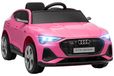 Voiture électrique pour enfants - Voiture électrique 12 volts - Télécommande - Ceinture de sécurité - 4 roues - Convient aux enfants de 3 à 5 ans - Rose
