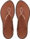 Havaianas Luna Point slippers Rust/Noir