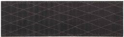 vidaXL Tapis de cuisine, à carreaux, anthracite, 180 x 60 cm