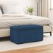 Maison Exclusive - Pouf, bleu, 81 x 41 x 40 cm, recouvert de tissu et fabriqué en panneau de particules
