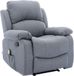 Astan Hogar AH-AR30900GR Ramón - Relaxstoel met handmatige helling (nulwandsysteem), massage en therapie, grijs