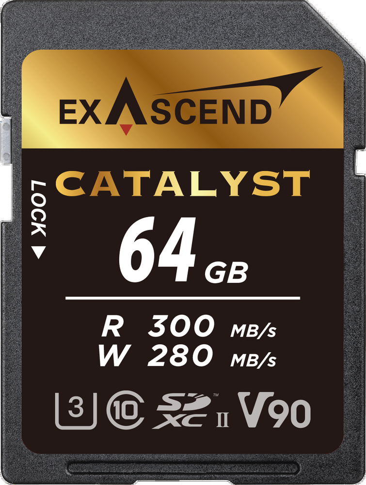 Exascend Catalyst UHS-II SD Card (V90) 64GB - 6972904951129