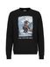 19V69 ITALIA Sweatshirt 'Nico Wintersports 2' lichtblauw / cognac / zwart / natuurwit