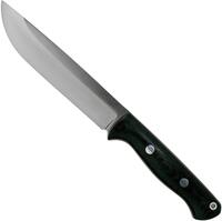 Bark River Bravo 1.5 Rampless CPM 3V Field Knife - Black Canvas Micarta